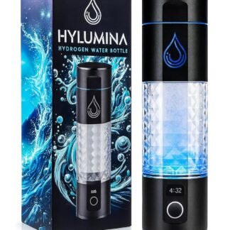 Hydrogen Water Bottle Generator - Up to 6400ppb of Hydrogenated Water Per Cycle - SPE/PEM Tech - 9.5OZ Food Grade ABS Hydrogen Water Generator - Gift Bottles for Family,...