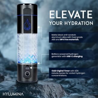 Hydrogen Water Bottle Generator - Up to 6400ppb of Hydrogenated Water Per Cycle - SPEPEM Tech - 95OZ Food Grade ABS Hydrogen Water Generator - Gift Bottles for Family - lunas-mystic-emporium.com Hydrogen Water Bottle Generator - Up to 6400ppb of Hydrogenated Water Per Cycle - SPE/PEM Tech - 9.5OZ Food Grade ABS Hydrogen Water Generator - Gift Bottles for Family,...