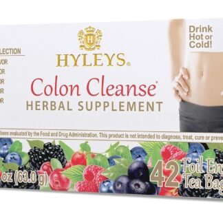 Hyleys Colon Cleanse Tea Assorted Flavors - 42 Tea Bags (1 Pack)