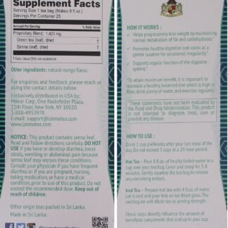 HYLEYS Lakma Super Cleanse Tea with Acai Berry - 25 Tea Bags