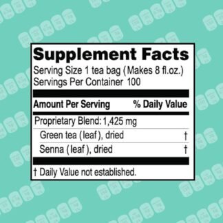 HYLEYS Slim Tea 9 Flavor Assortment 100 Ct - Weight Loss Herbal Supplement Cleanse and Detox - 100 Tea Bags (1 Pack) - Herbal Tea Variety Pack