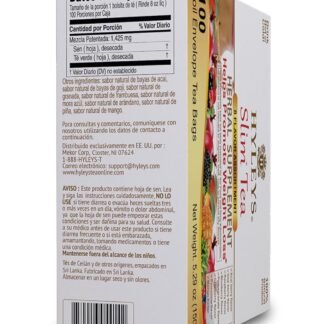 HYLEYS Slim Tea 9 Flavor Assortment 100 Ct - Weight Loss Herbal Supplement Cleanse and Detox - 100 Tea Bags (1 Pack) - Herbal Tea Variety Pack