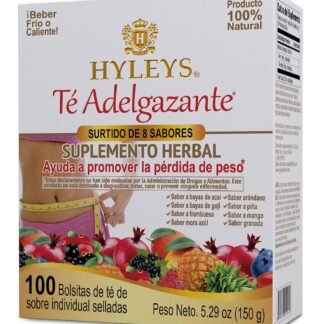 HYLEYS Slim Tea 9 Flavor Assortment 100 Ct - Weight Loss Herbal Supplement Cleanse and Detox - 100 Tea Bags (1 Pack) - Herbal Tea Variety Pack