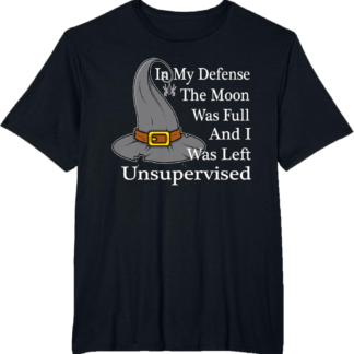 In My Defense Wiccan Witch T-Shirt - lunas-mystic-emporium.com In My Defense Wiccan Witch T-Shirt
