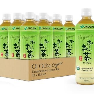 Ito En Organic Oi Ocha Unsweetened Green Tea, 16.9 Ounce (Pack of 12), Zero Calories