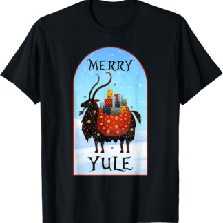 Julbock Asatru Wicca Yuletide Pagan Christmas Yule Goat Unisex T-Shirt