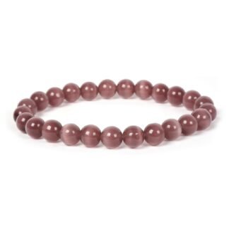 Justinstones Gem Semi Precious Gemstone 8mm Round Beads Stretch Bracelet 7 Inch Unisex