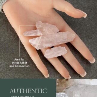 KALIFANO Quartz Points Bundle (500+ Carats) - Bulk High Energy Raw Lemurian Reiki Cuarzo Crystal Used for Clarity and Purpose - Information Card Included (Family Owned & Operated)