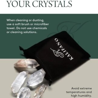 KALIFANO Quartz Points Bundle (500+ Carats) - Bulk High Energy Raw Lemurian Reiki Cuarzo Crystal Used for Clarity and Purpose - Information Card Included (Family Owned & Operated)