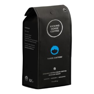 Kicking Horse Coffee, Three Sisters, Medium Roast, Whole Bean, 10 oz