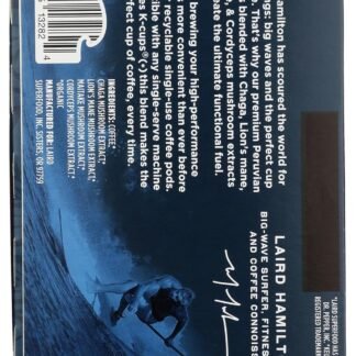 Laird Superfood Peruvian Medium Roast Coffee with Functional Mushrooms, Certified Organic Peruvian Ground Coffee Beans, Gluten-Free, Dairy-Free, Non-GMO, Paleo, Keto Friendly,...