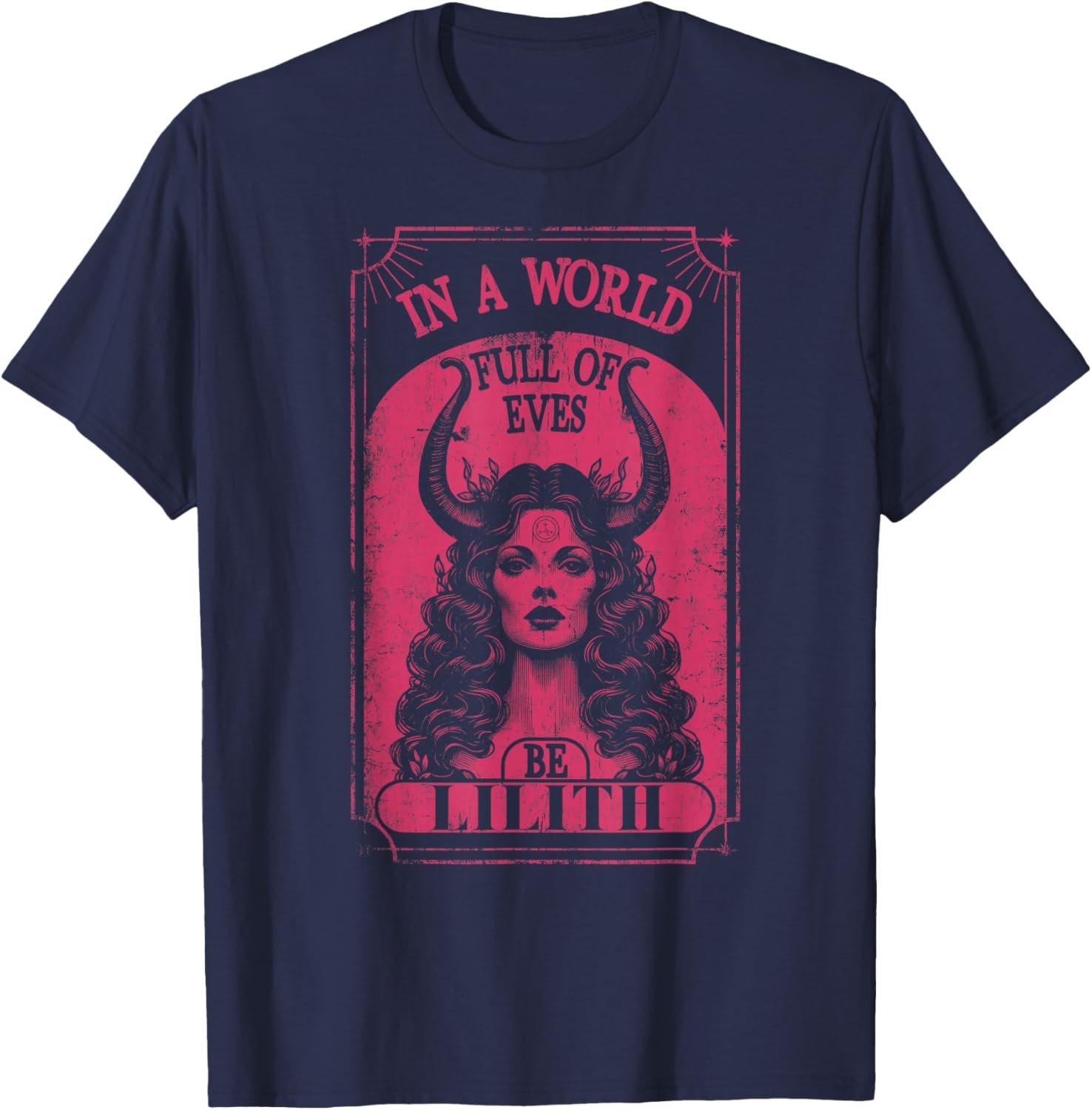 Lilith Demon Queen Pagan Goth Goddess Female T-Shirt - lunas-mystic-emporium.com Lilith Demon Queen Pagan Goth Goddess Female T-Shirt
