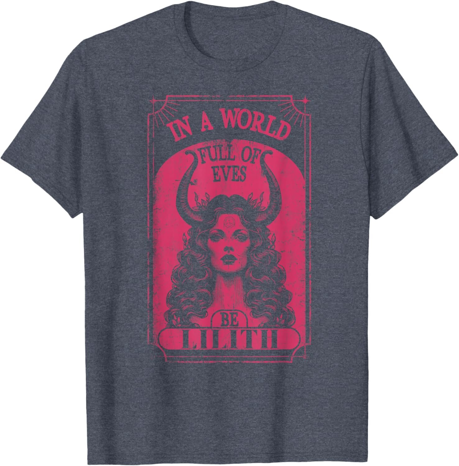 Lilith Demon Queen Pagan Goth Goddess Female T-Shirt - lunas-mystic-emporium.com Lilith Demon Queen Pagan Goth Goddess Female T-Shirt