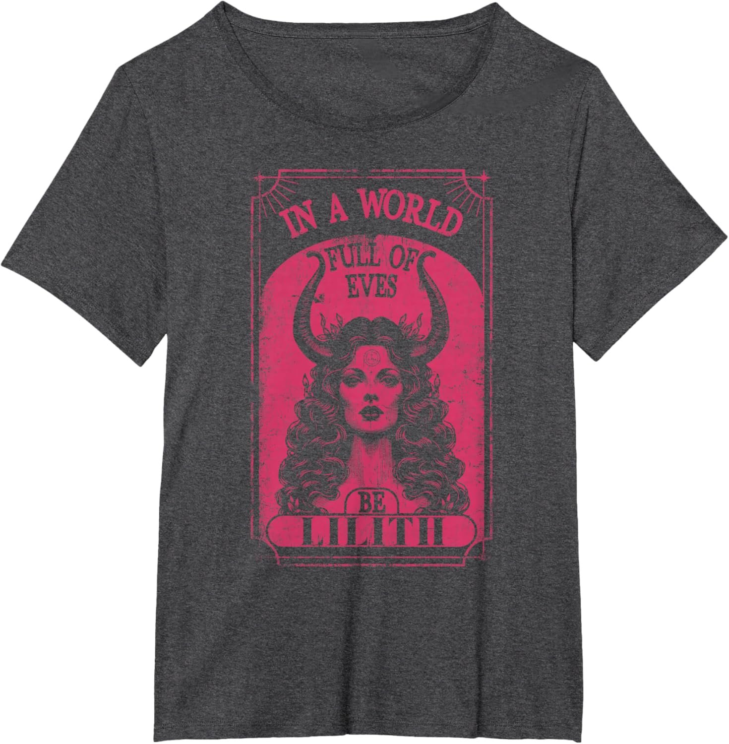 Lilith Demon Queen Pagan Goth Goddess Female T-Shirt - lunas-mystic-emporium.com Lilith Demon Queen Pagan Goth Goddess Female T-Shirt