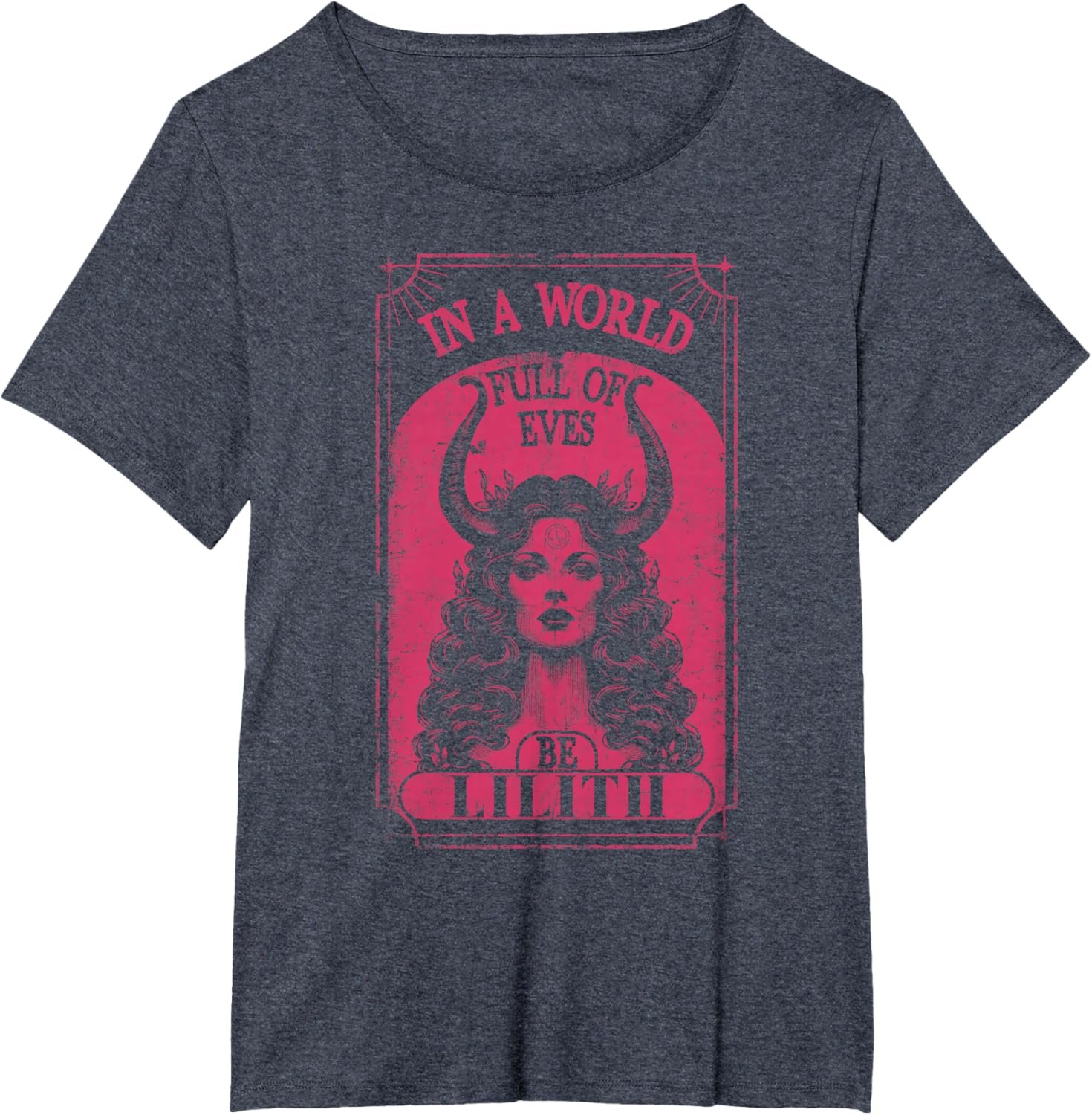 Lilith Demon Queen Pagan Goth Goddess Female T-Shirt - lunas-mystic-emporium.com Lilith Demon Queen Pagan Goth Goddess Female T-Shirt