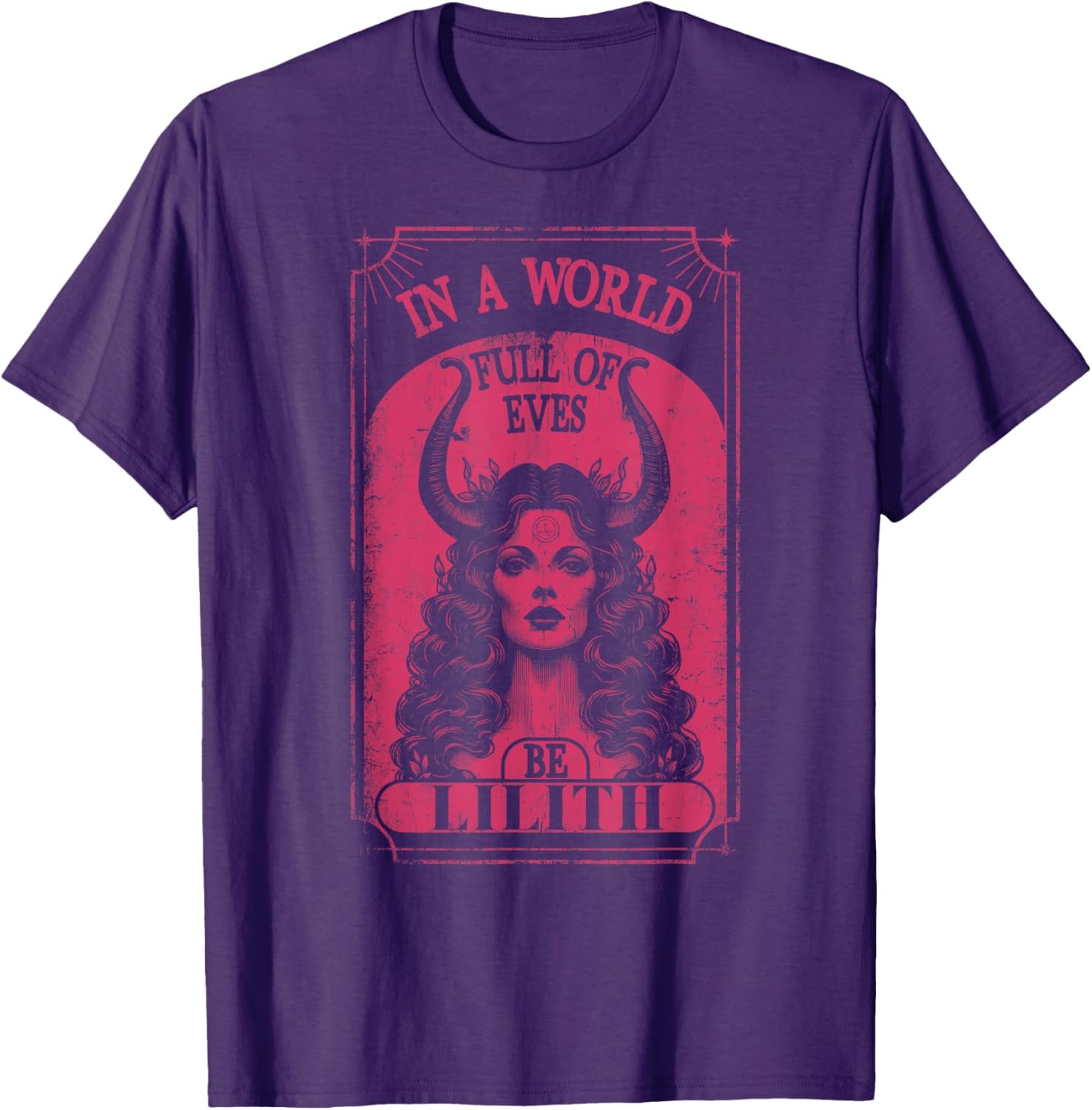 Lilith Demon Queen Pagan Goth Goddess Female T-Shirt - lunas-mystic-emporium.com Lilith Demon Queen Pagan Goth Goddess Female T-Shirt