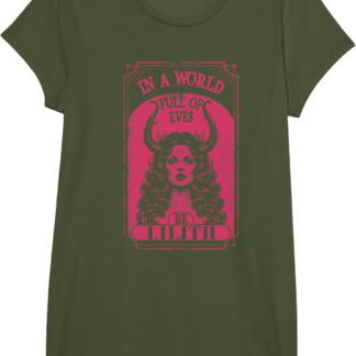 Lilith Demon Queen Pagan Goth Goddess Female T-Shirt - lunas-mystic-emporium.com Lilith Demon Queen Pagan Goth Goddess Female T-Shirt