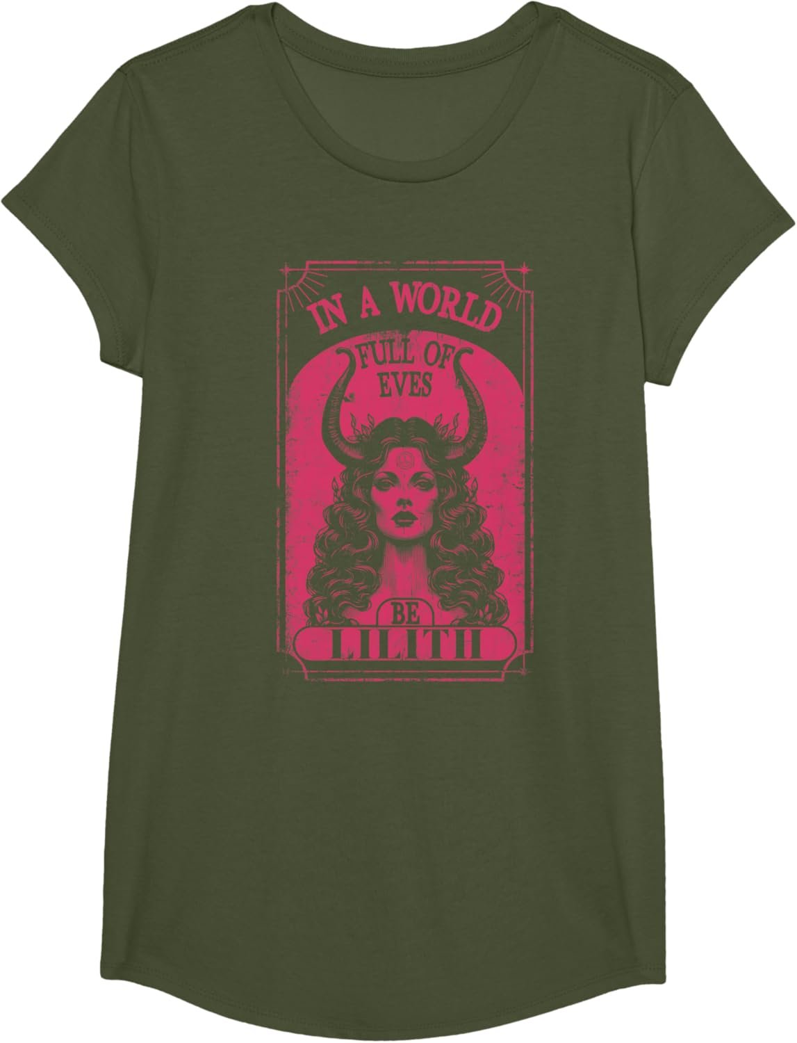 Lilith Demon Queen Pagan Goth Goddess Female T-Shirt - lunas-mystic-emporium.com Lilith Demon Queen Pagan Goth Goddess Female T-Shirt