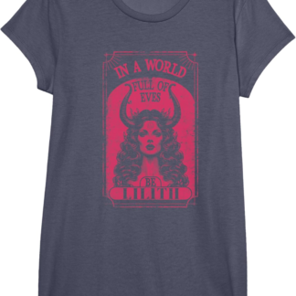 Lilith Demon Queen Pagan Goth Goddess Female T-Shirt - lunas-mystic-emporium.com Lilith Demon Queen Pagan Goth Goddess Female T-Shirt