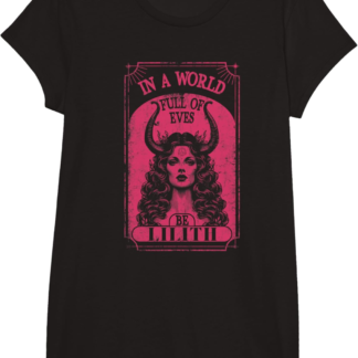 Lilith Demon Queen Pagan Goth Goddess Female T-Shirt - lunas-mystic-emporium.com Lilith Demon Queen Pagan Goth Goddess Female T-Shirt