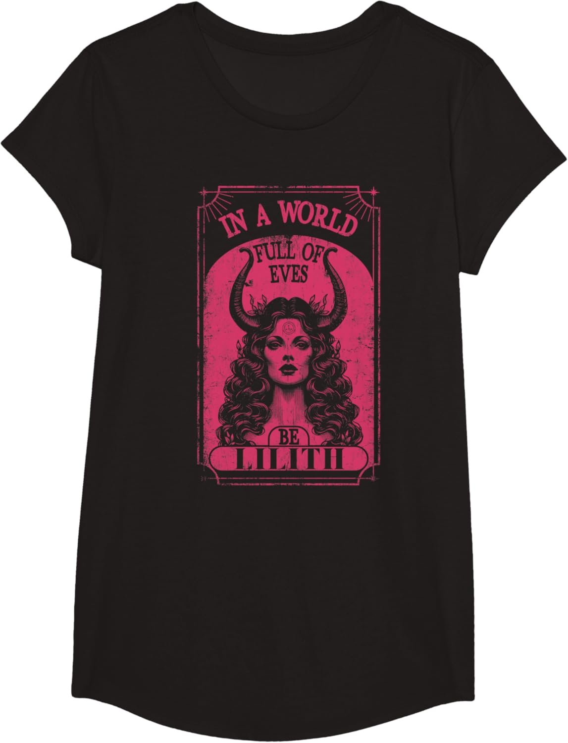 Lilith Demon Queen Pagan Goth Goddess Female T-Shirt - lunas-mystic-emporium.com Lilith Demon Queen Pagan Goth Goddess Female T-Shirt