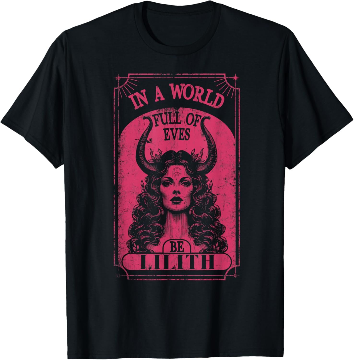 Lilith Demon Queen Pagan Goth Goddess Female T-Shirt - lunas-mystic-emporium.com Lilith Demon Queen Pagan Goth Goddess Female T-Shirt