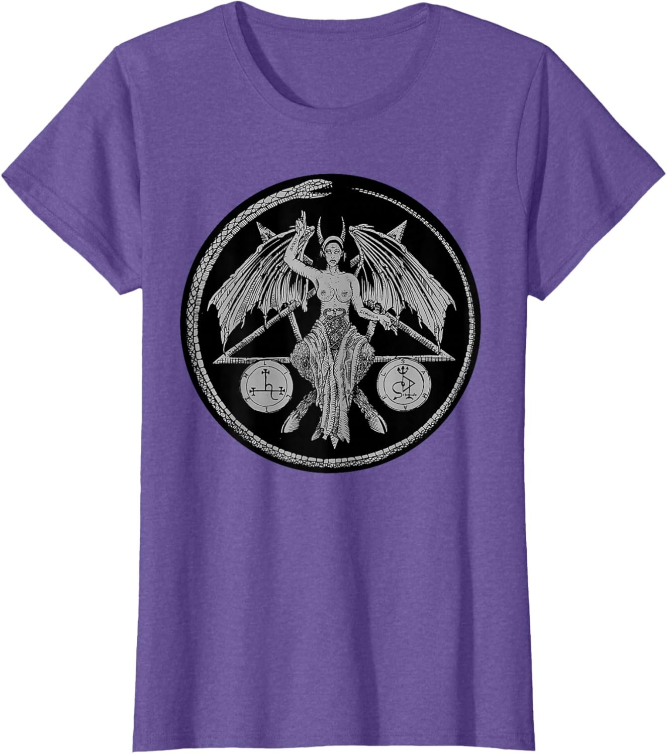 Lilith Female Devil Gothic Pagan Samael Witchcraft Occult T-Shirt - lunas-mystic-emporium.com Lilith Female Devil Gothic Pagan Samael Witchcraft Occult T-Shirt