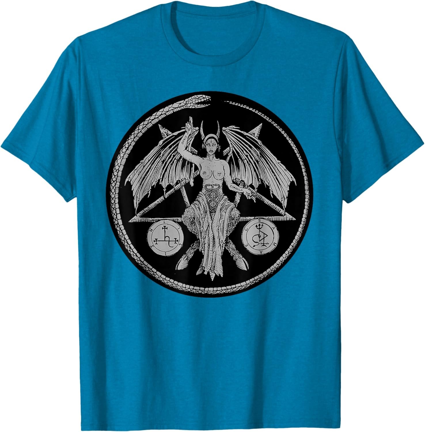 Lilith Female Devil Gothic Pagan Samael Witchcraft Occult T-Shirt - lunas-mystic-emporium.com Lilith Female Devil Gothic Pagan Samael Witchcraft Occult T-Shirt