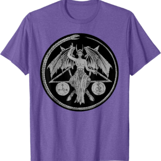 Lilith Female Devil Gothic Pagan Samael Witchcraft Occult T-Shirt - lunas-mystic-emporium.com Lilith Female Devil Gothic Pagan Samael Witchcraft Occult T-Shirt