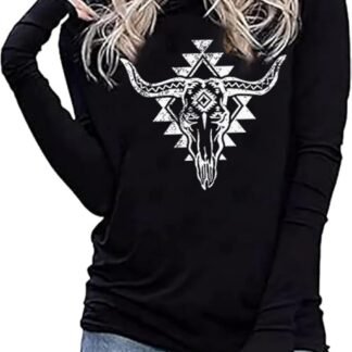 Live by The Sun Love by The Moon Hoodie Women's Sun and Moon Casual Long Sleeve Sweatshirt Round Neck Pullover Tops