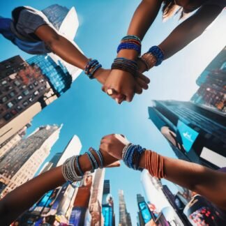 LTC Designs 4mm Round Hematite Stretch Bracelet, 7" For Women, Men,and Friends, Wear Alone or Stack with Other Styles