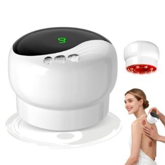 Lymphatic Drainage Massager with 9-Level Heat Red Light-Wireless Gua Sha Tool for Muscle Relaxation LCD Display Type-C Fast ChargingPortable Cupping Massager - lunas-mystic-emporium.com Lymphatic Drainage Massager with 9-Level Heat & Red Light-Wireless Gua Sha Tool for Muscle Relaxation, LCD Display, Type-C Fast Charging,Portable Cupping Massager