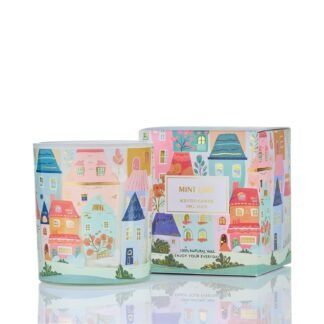 M&SENSE Mint Lime Candles for Home Scented - 10.2 oz Soy Wax Candles Non Toxic 60 Hours Long Burning Funny Candles Home Decor Gifts for Stress Relief, Meditation, Calm, Yoga