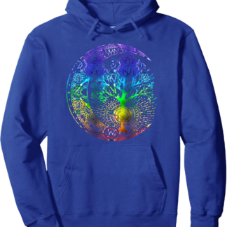 Mandala Moon Chakra Tree of Life Pullover Hoodie - lunas-mystic-emporium.com Mandala Moon Chakra Tree of Life Pullover Hoodie