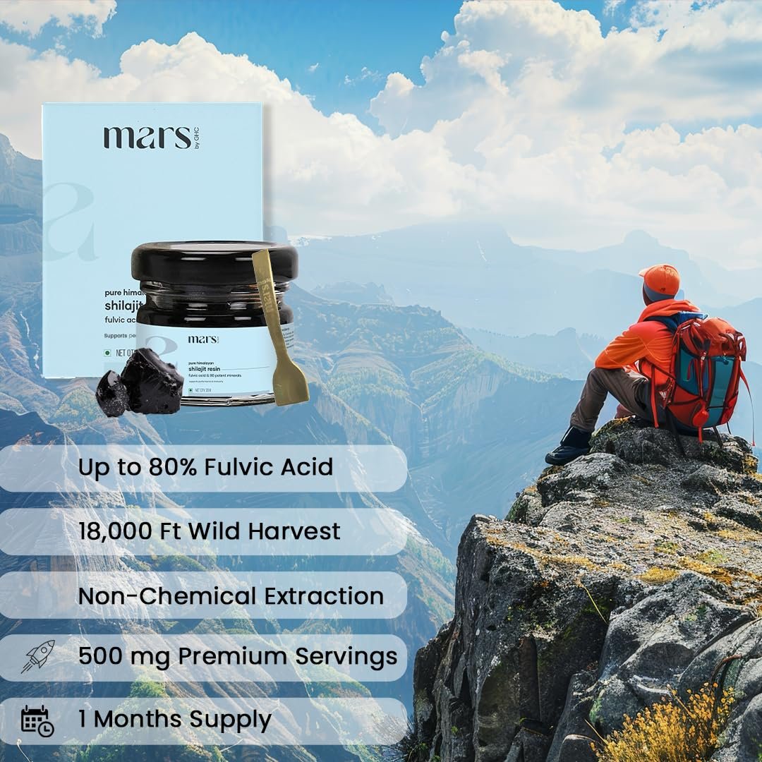 Mars Himalayan Organic Shilajit Resin | Natural Resin Sourced from the Himalayas | Supports Vitality Energy Overall Wellness | 15g | Pack of 2 - lunas-mystic-emporium.com Mars Himalayan Organic Shilajit Resin | Natural Resin Sourced from the Himalayas | Supports Vitality, Energy & Overall Wellness | 15g | Pack of 2