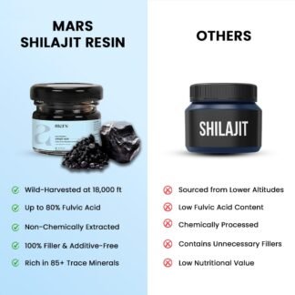 Mars Himalayan Organic Shilajit Resin | Natural Resin Sourced from the Himalayas | Supports Vitality Energy Overall Wellness | 15g | Pack of 2 - lunas-mystic-emporium.com Mars Himalayan Organic Shilajit Resin | Natural Resin Sourced from the Himalayas | Supports Vitality, Energy & Overall Wellness | 15g | Pack of 2