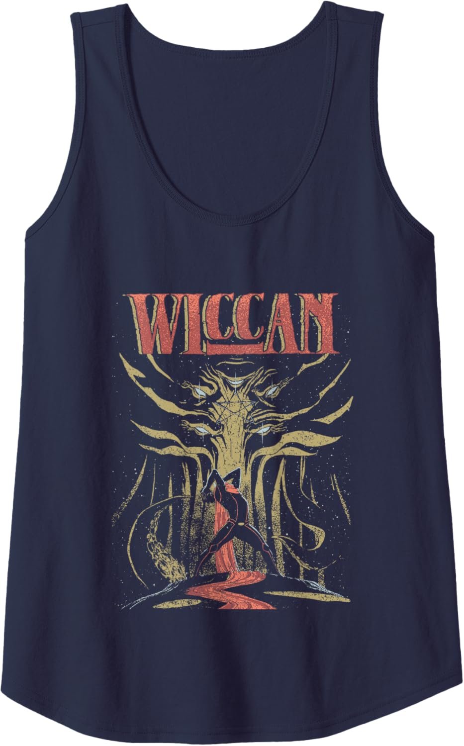 Marvel Universe Classic Pentagram Wiccan Retro Big Poster Tank Top - lunas-mystic-emporium.com Marvel Universe Classic Pentagram Wiccan Retro Big Poster Tank Top
