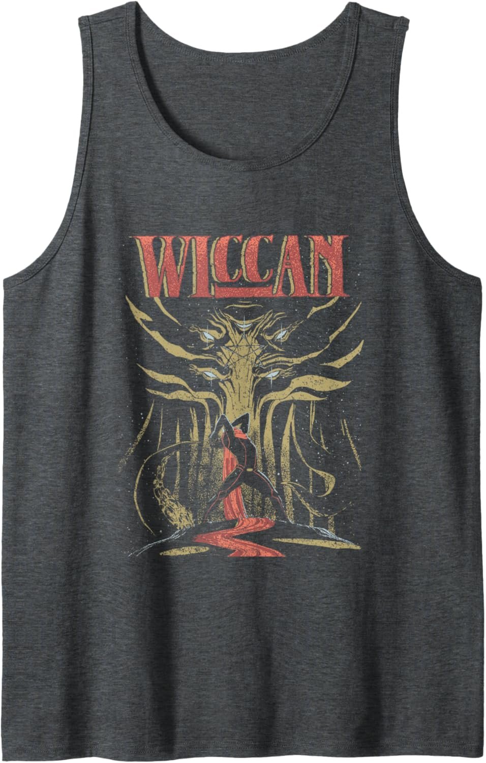 Marvel Universe Classic Pentagram Wiccan Retro Big Poster Tank Top - lunas-mystic-emporium.com Marvel Universe Classic Pentagram Wiccan Retro Big Poster Tank Top