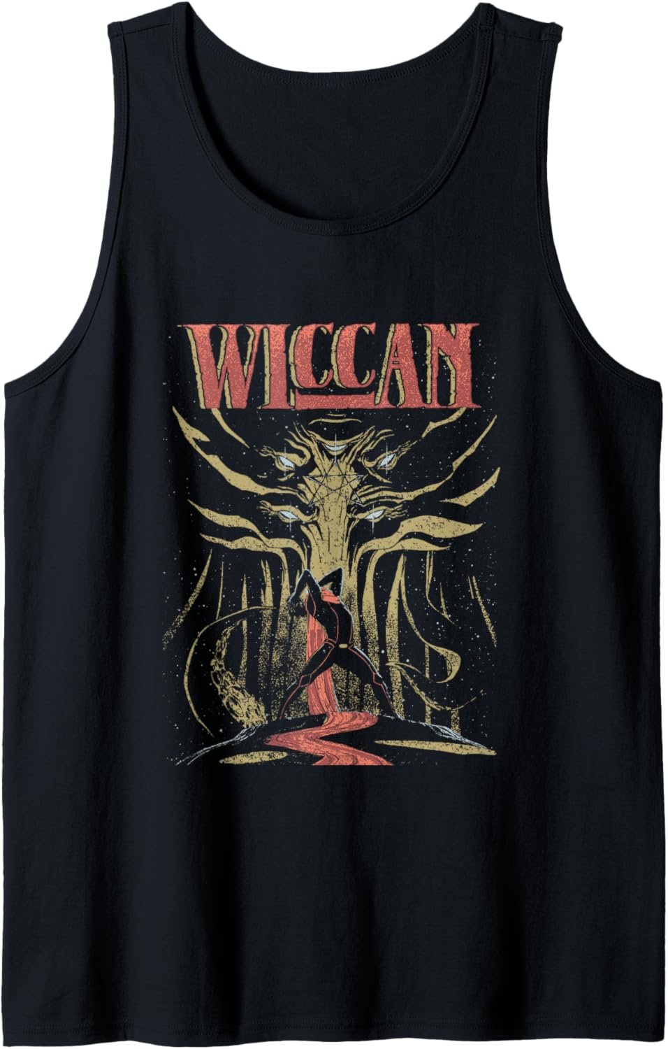 Marvel Universe Classic Pentagram Wiccan Retro Big Poster Tank Top - lunas-mystic-emporium.com Marvel Universe Classic Pentagram Wiccan Retro Big Poster Tank Top