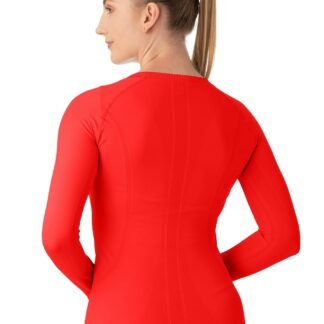 MathCat Seamless Workout Shirts for Women Long Sleeve Yoga Tops Sports Running Shirt Breathable Athletic Top Slim Fit