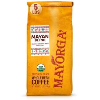 Mayorga Organic Coffee 2lb Artesano Blend - Medium Roast Whole Bean Coffee Speciality Grade, 100% Arabica, Slow Roasted, Chocolate and Nutty Flavor with Low Acidity - USDA...