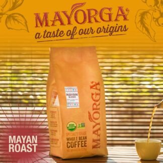 Mayorga Organic Coffee 2lb Artesano Blend - Medium Roast Whole Bean Coffee Speciality Grade, 100% Arabica, Slow Roasted, Chocolate and Nutty Flavor with Low Acidity - USDA...