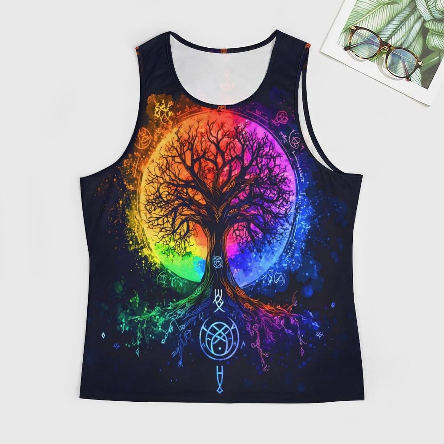 Mens Novelty 3D Viking Print Graphic Tank Tops Muscle Casual Sleeveless T-Shirt Norse Mythology Summer Tees - lunas-mystic-emporium.com Men's Novelty 3D Viking Print Graphic Tank Tops Muscle Casual Sleeveless T-Shirt Norse Mythology Summer Tees