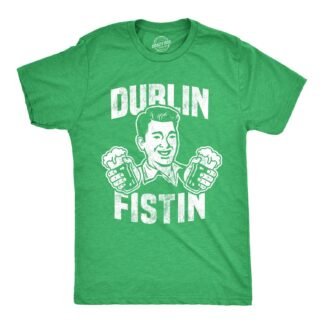 Mens Saint Patricks T Shirts Funny Party Tees for Guys Great Parade Shirts