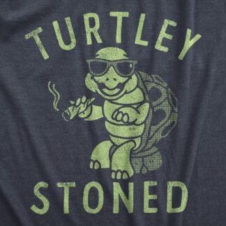 Mens Turtley Stoned T Shirt Funny 420 Joint Smoking Turtle Joke Tee for Guys - lunas-mystic-emporium.com Mens Turtley Stoned T Shirt Funny 420 Joint Smoking Turtle Joke Tee for Guys
