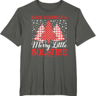 Merry Little Winter Solstice Yule Pagan T-Shirt - lunas-mystic-emporium.com Merry Little Winter Solstice Yule Pagan T-Shirt