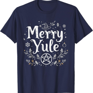 Merry Yule Winter Solstice Pagan Witchcraft Wicca T-Shirt
