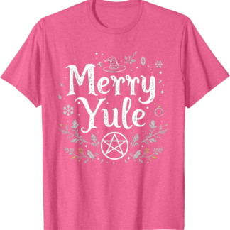 Merry Yule Winter Solstice Pagan Witchcraft Wicca T-Shirt