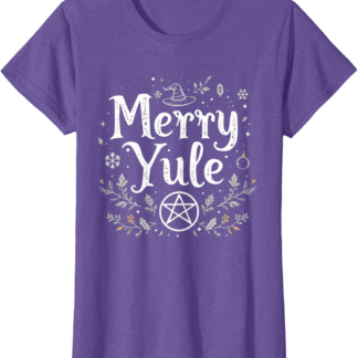 Merry Yule Winter Solstice Pagan Witchcraft Wicca T-Shirt