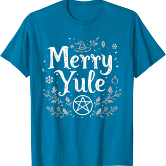 Merry Yule Winter Solstice Pagan Witchcraft Wicca T-Shirt